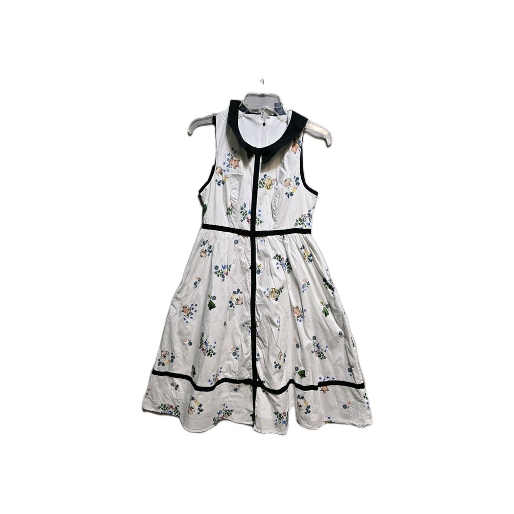 Her Universe Disney Alice In Wonderland Afternoon Tea Dress White Small